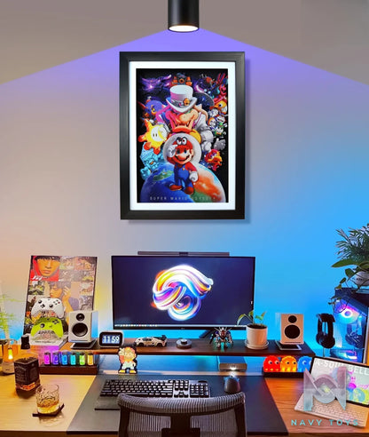 KALA HOME Studio – Super Mario Multiple Characters #02 3D Decorative Painting Super Mario