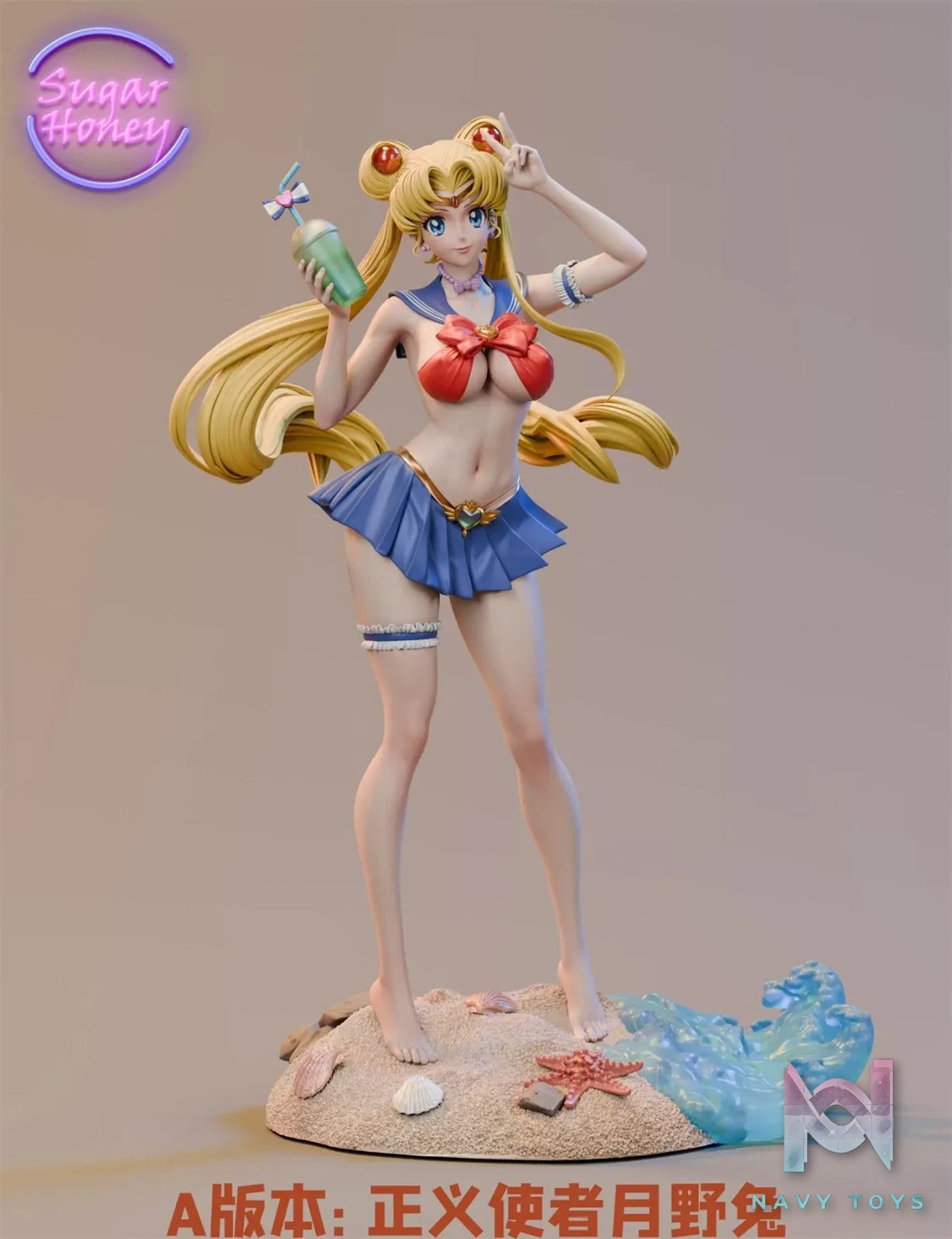 Sugar Honey Studio – Sailor Moon Summer Party 002 Sailor Moon Swimsuit Tsukino Usagi
