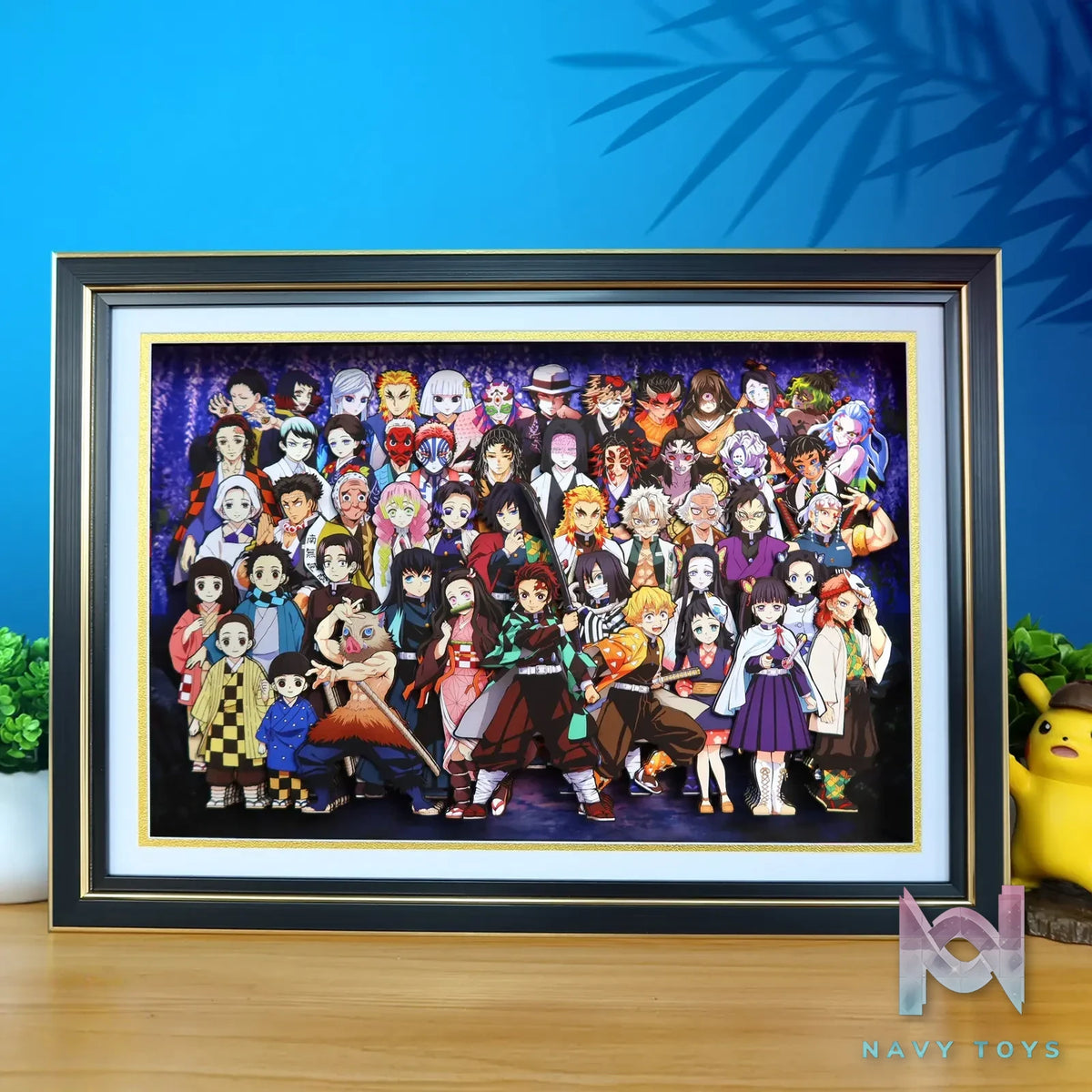 KALA HOME Studio – Demon Slayer Multiple Characters #19 3D Decorative Painting Demon Slayer