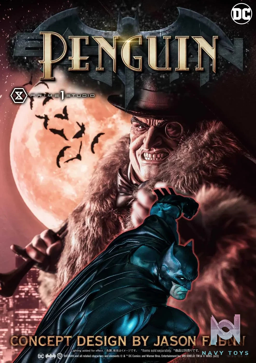 Prime 1 Studio – Museum Masterline Batman (Comics) Penguin (Concept Design By Jason Fabok) MMDC-56 MMDC-56DX MMDC-56DXS (Licensed)