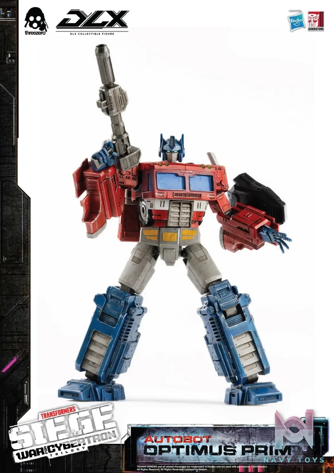 Threezero – Transformers: War for Cybertron 10-inch DLX Optimus Prime (Licensed)