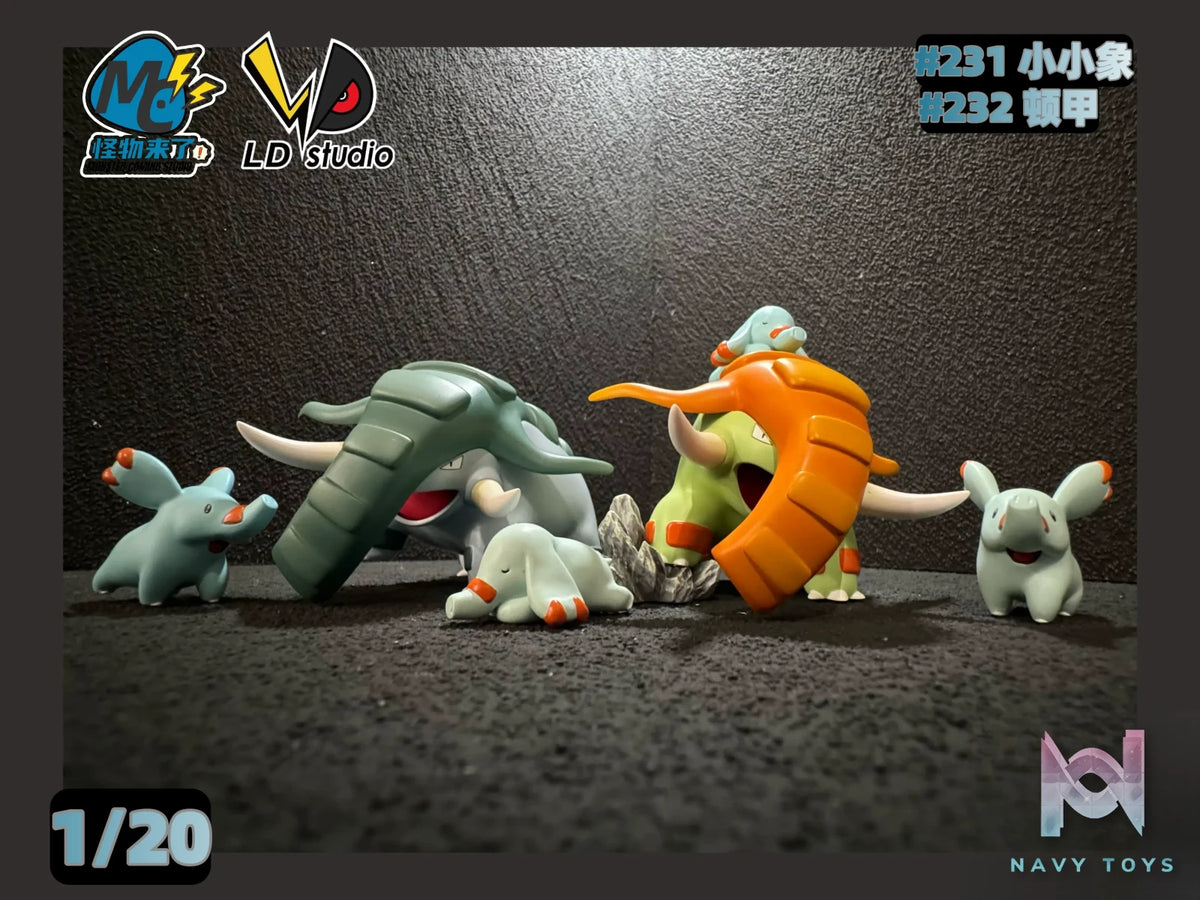 LD Studio & MC Studio – Pokémon Phanpy & Donphan