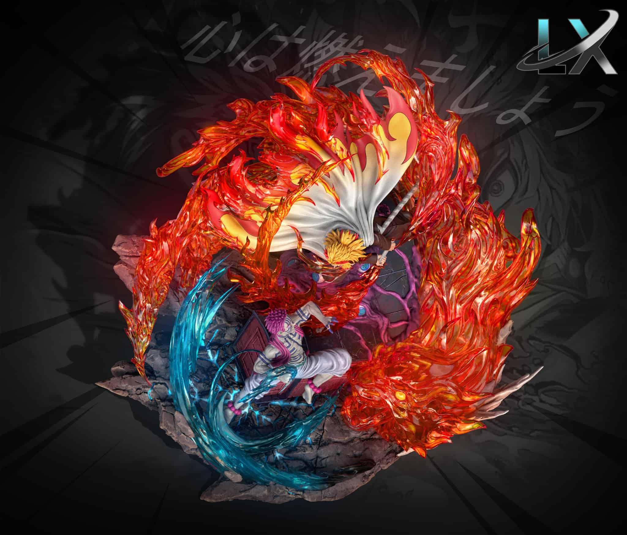 Rengoku Kyoujurou vs Akaza - LX Studio resin statue lx studio anime figure