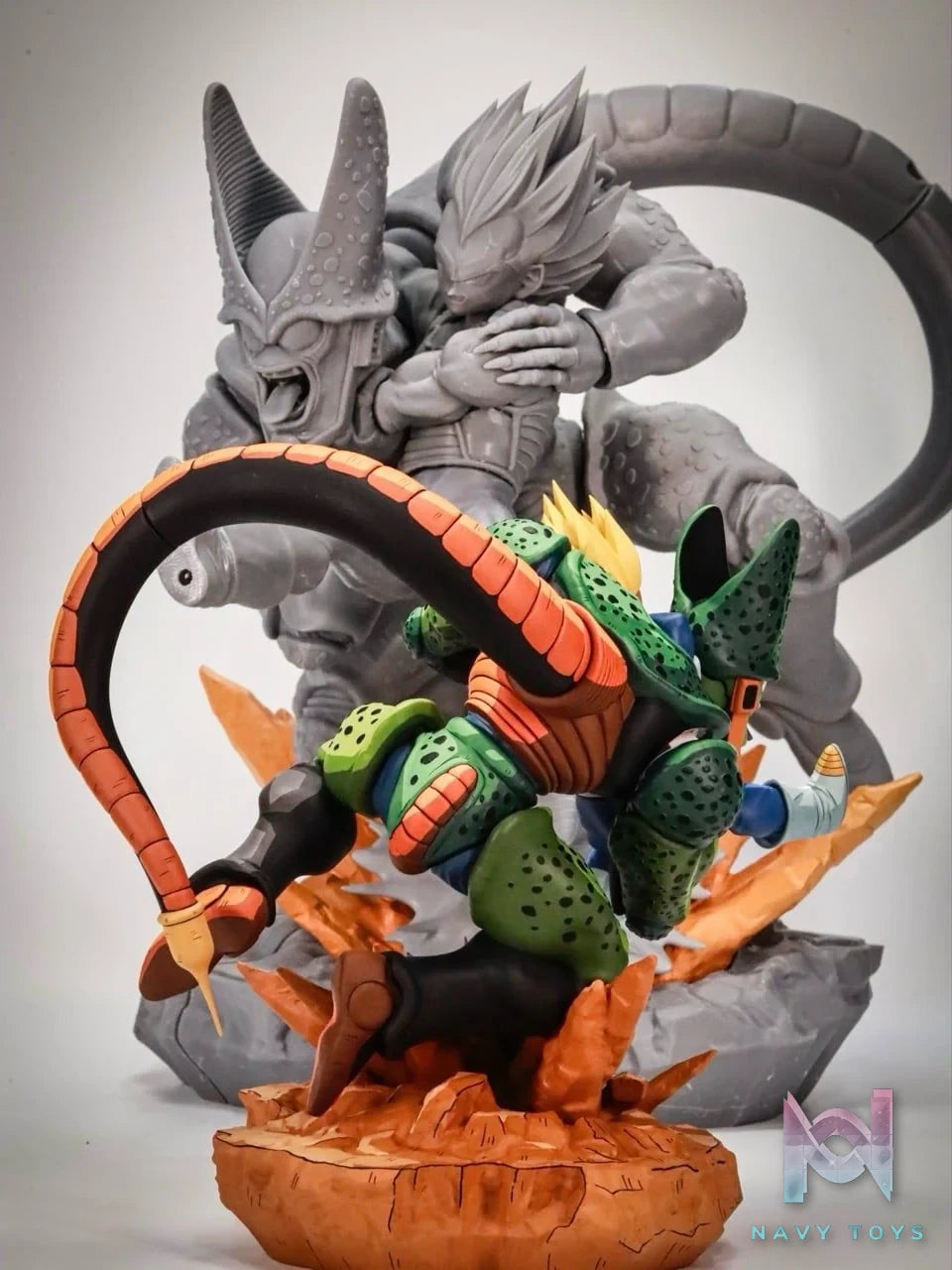 Vegeta vs Cell - Dragon Ball - Boundless Blank Studio resin statue Boundless Blank Studio anime figure