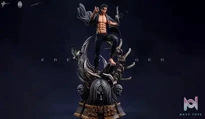 LC Studio - Attack on Titan 19 years old Eren resin statue Navy Toys anime figure