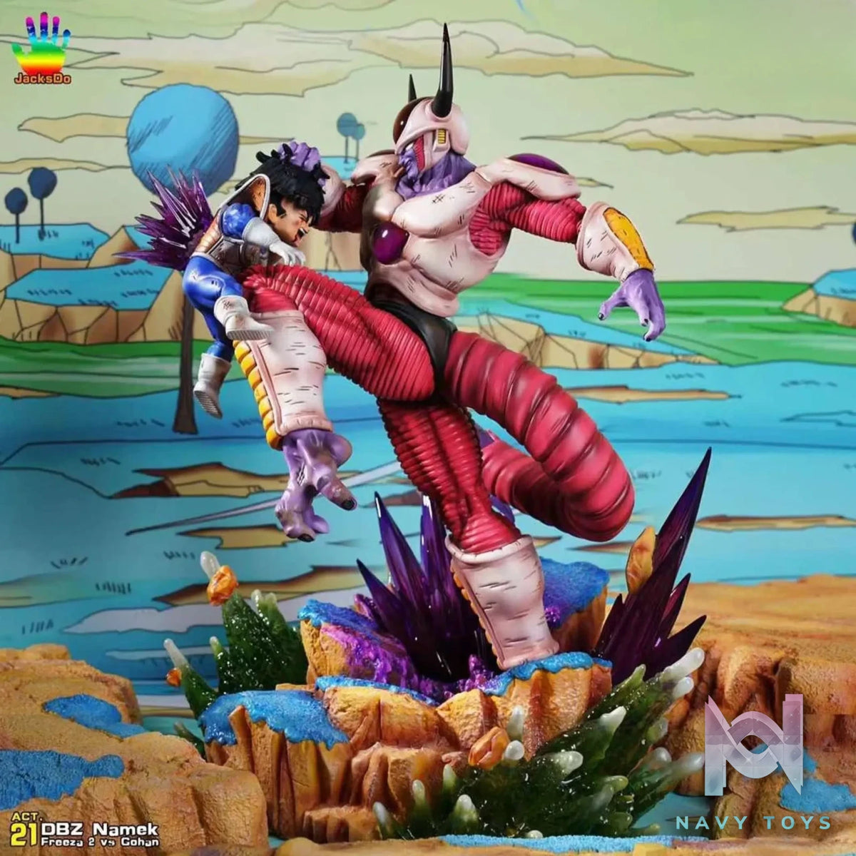 JacksDo Studio – Dragon Ball Frieza Second Form vs Gohan