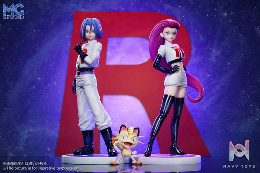 MG Studio – Pokémon Scaleworld Team Rocket Jessie & James & Lickitung & Victreebel & Weezing & Arbok & Pikachu & Meowth & Wobbuffet