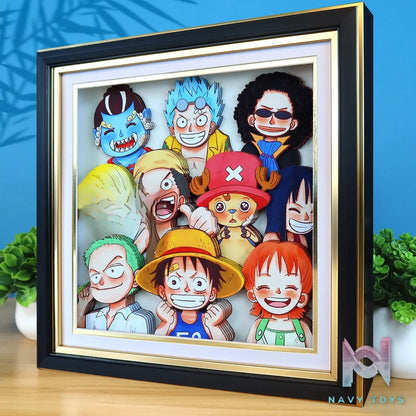 KALA HOME Studio – One Piece Multiple Characters #11 3D Decorative Painting One Piece
