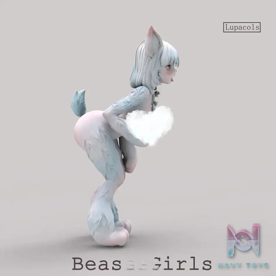 Lupacols Studio – Furry Kemono Musume Series Pink X White Kemono Musume (Licensed)