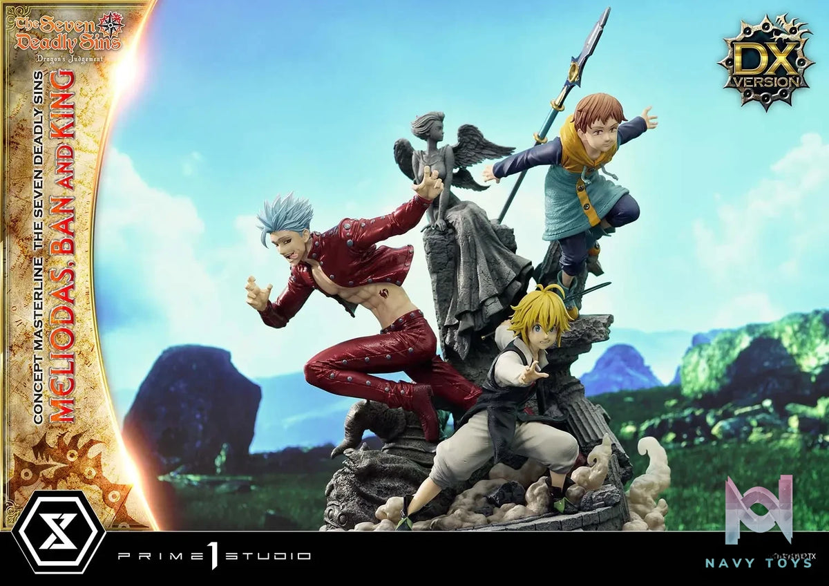 Prime 1 Studio – Concept Masterline The Seven Deadly Sins Meliodas, Ban and King CMNTZ-01 CMNTZ-01DXS (Licensed)