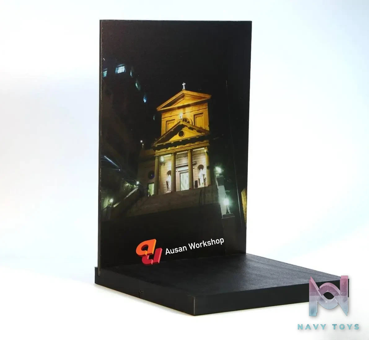 Ausan WorkShop Studio – RG 500 Motorcycle with Wireless Power Diorama & Retro Phone Booth AS012 AS002N (Licensed)
