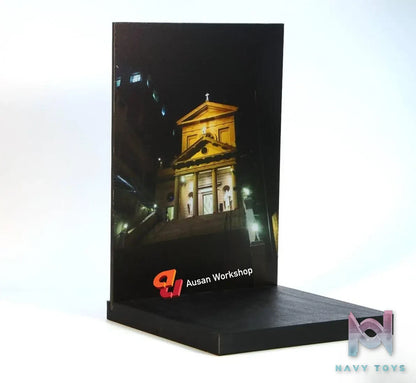 Ausan WorkShop Studio – RG 500 Motorcycle with Wireless Power Diorama & Retro Phone Booth AS012 AS002N (Licensed)