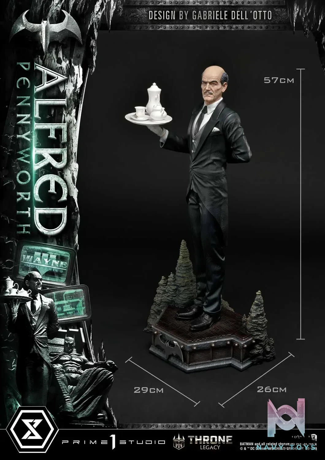 Prime 1 Studio – Throne Legacy Batman (Comics) Alfred Pennyworth TLCDC-02 TLCDC-02S (Licensed)