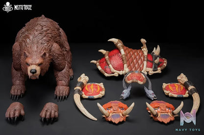 METYTOYZ – World of Warcraft War Armor Giant Bear Series Mount Model (Licensed)
