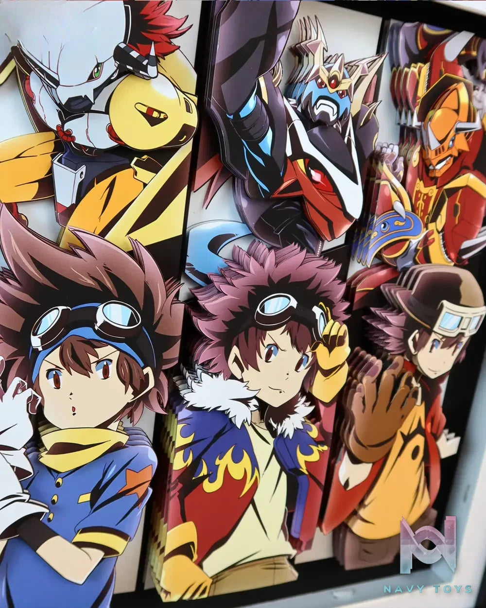 KALA HOME Studio – Digimon Multiple Characters #06 3D Decorative Painting Digimon