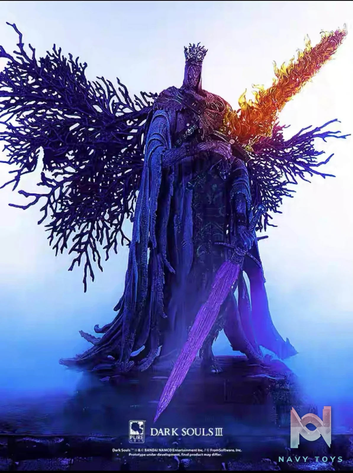 PureArts 1/7 DARK SOULS3 - Pontiff Sulyvahn resin statue Navy Toys anime figure