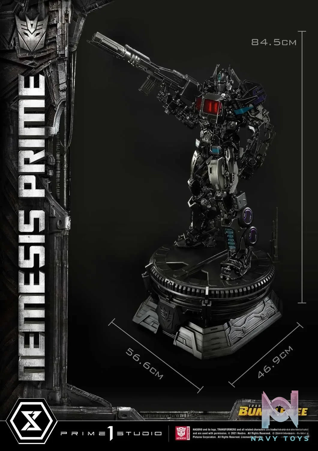 Prime 1 Studio – Museum Masterline Transformers: Bumblebee (Film) Nemesis Prime MMTFM-26NP(Licensed)