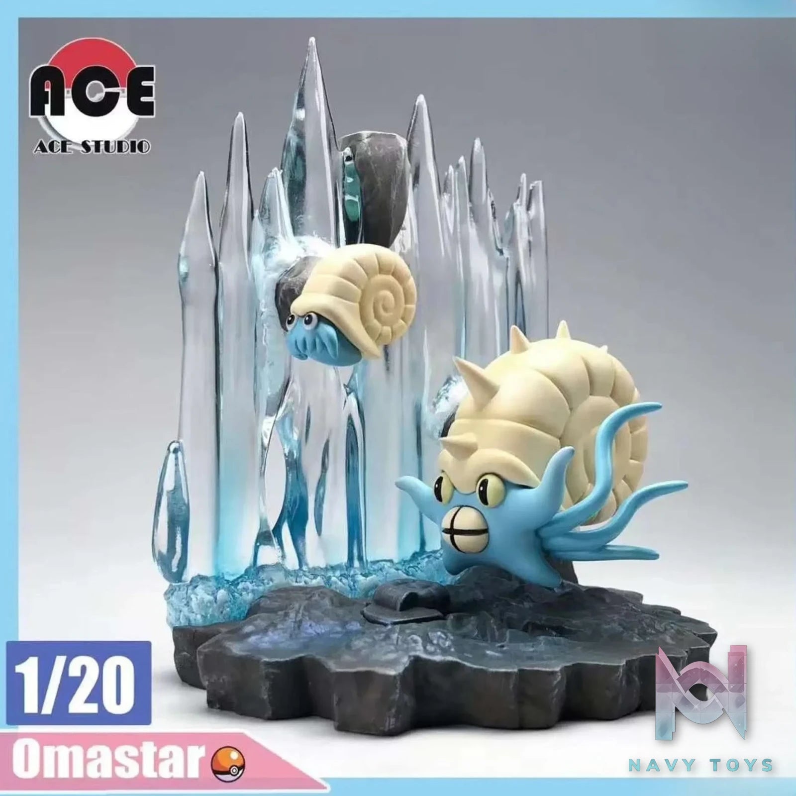 ACE Studio – Pokémon Fossil Series #3 Omanyte Group