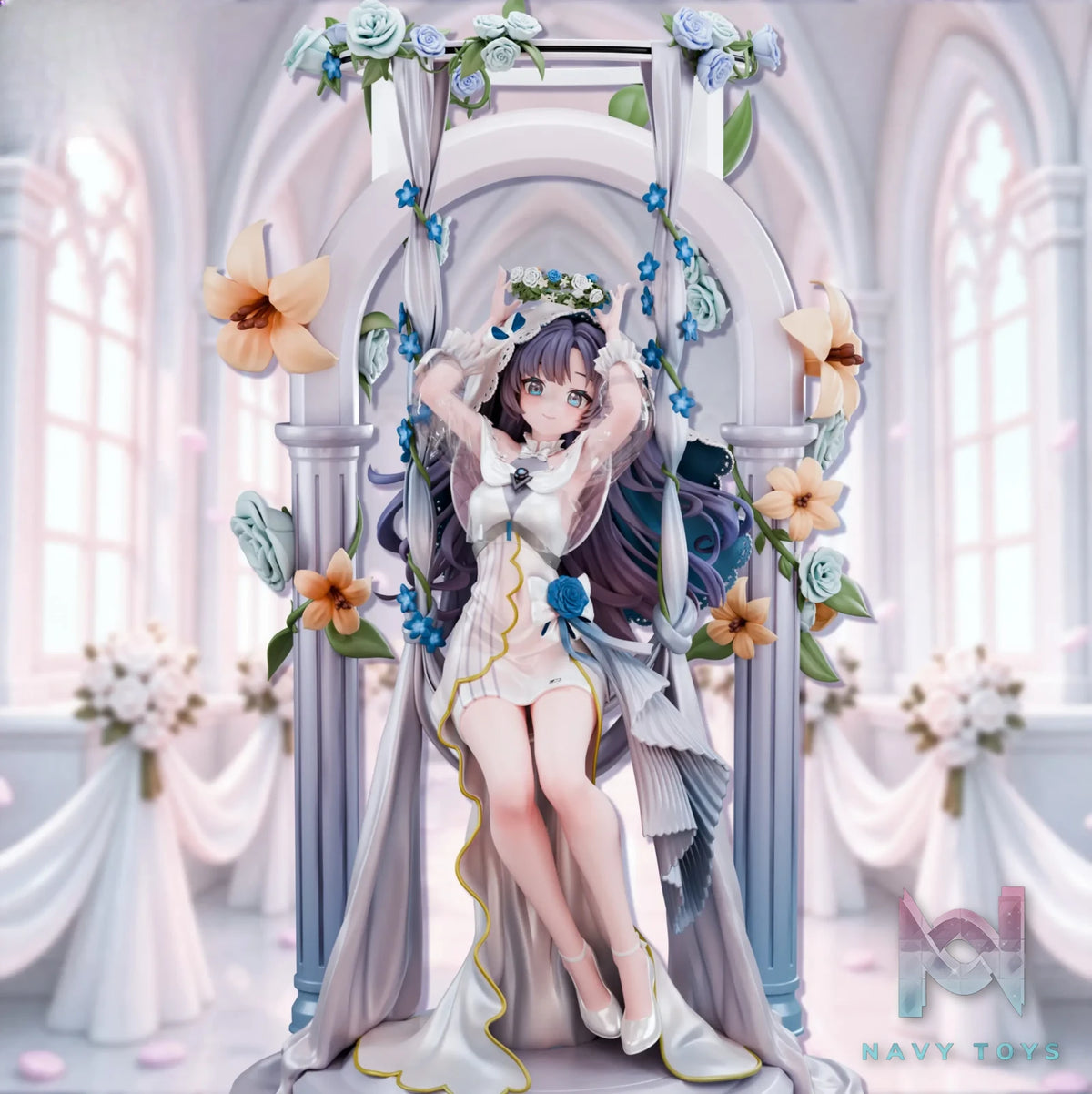Alice21 Studio – White Wedding Dress #9 Hayase Yuuka Blue Archive