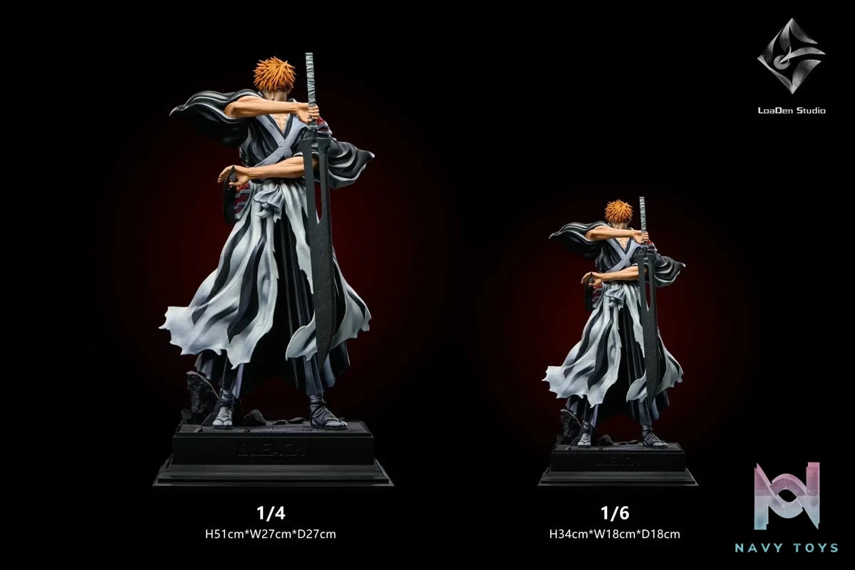 LoaDen Studio - BLEACH Thousand - Year Blood War Kurosaki Ichigo resin statue Navy Toys anime figure