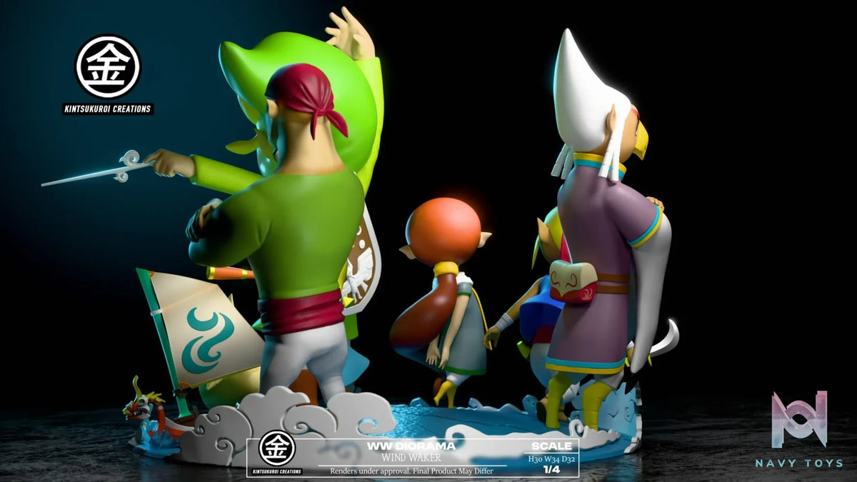Kintsukuroi Creations Studio – The Legend of Zelda Wind Waker Diorama