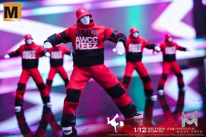 MINIWORK Studio – 1/12 Masked Dancer Action Figure NO.MW-004 JABBAWOCKEEZ