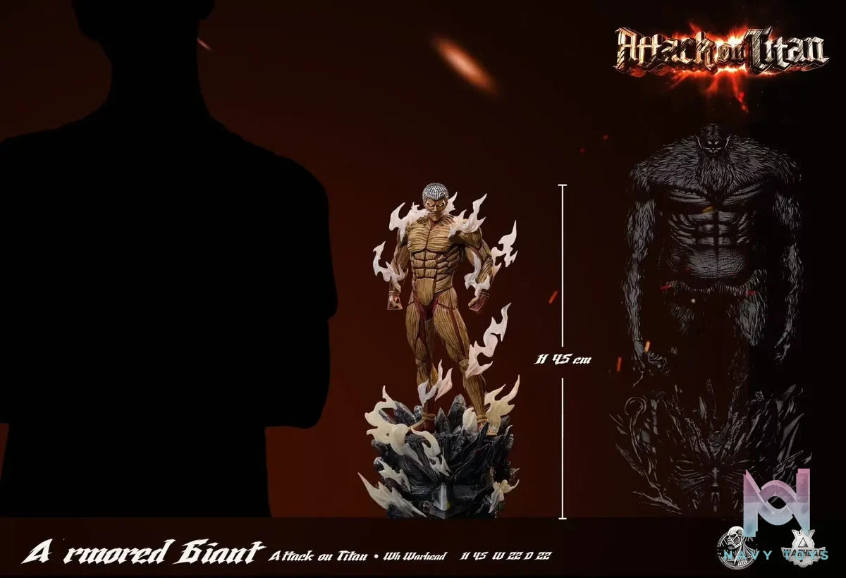 Warhead Studio - Attack on Titan Armored Titan resin statue Navy Toys anime figure