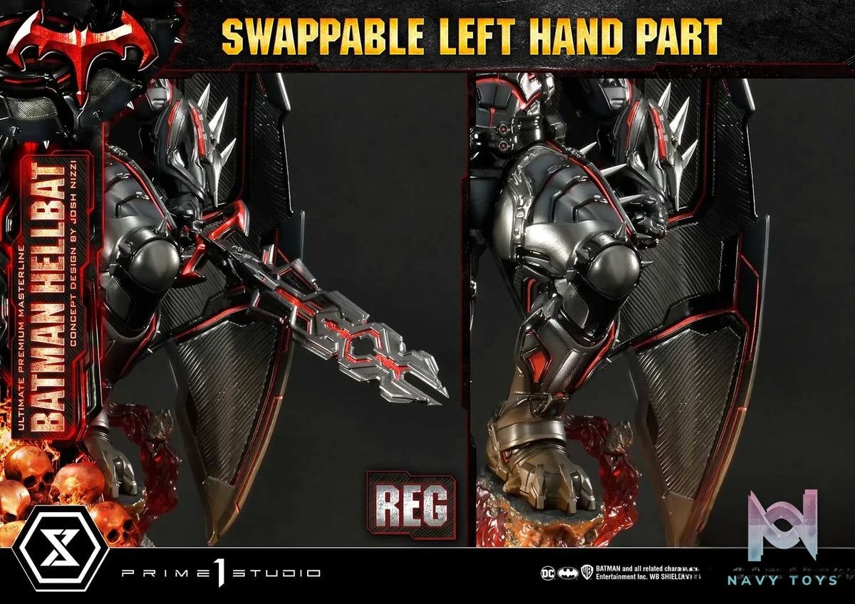 Prime 1 Studio – Ultimate Premium Masterline Batman (Comics) Batman Hellbat Concept Design by Josh Nizzi UPMDC-06 UPMDC-06DX UPMDC-06DXS (Licensed)