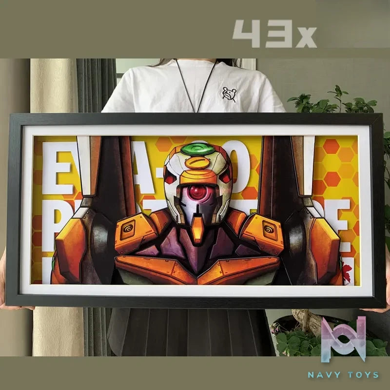 KALA HOME Studio – Evangelion Unit-00 3D Decorative Painting Neon Genesis Evangelion