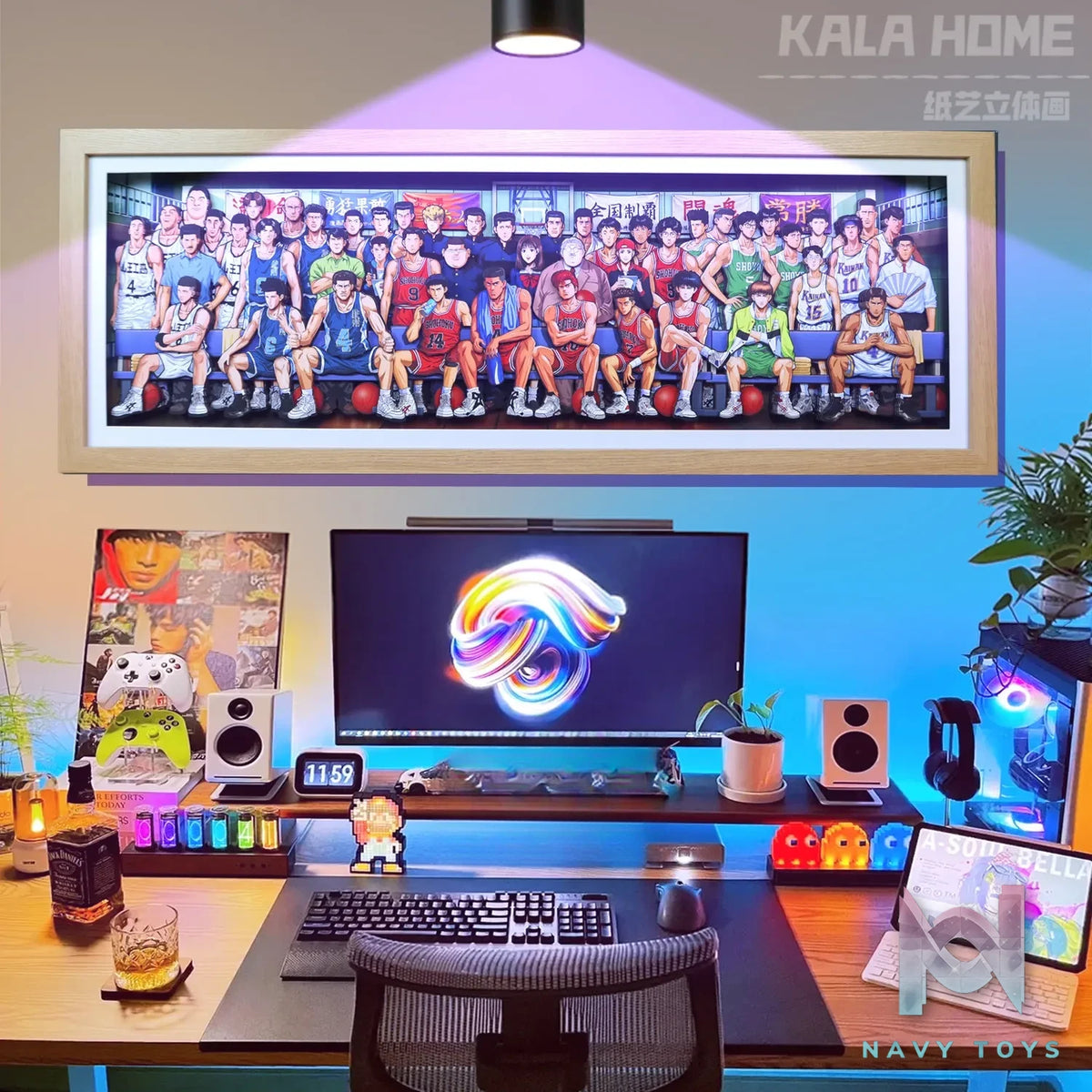 KALA HOME Studio – Slam Dunk Multiple Characters #07 3D Decorative Painting Slam Dunk