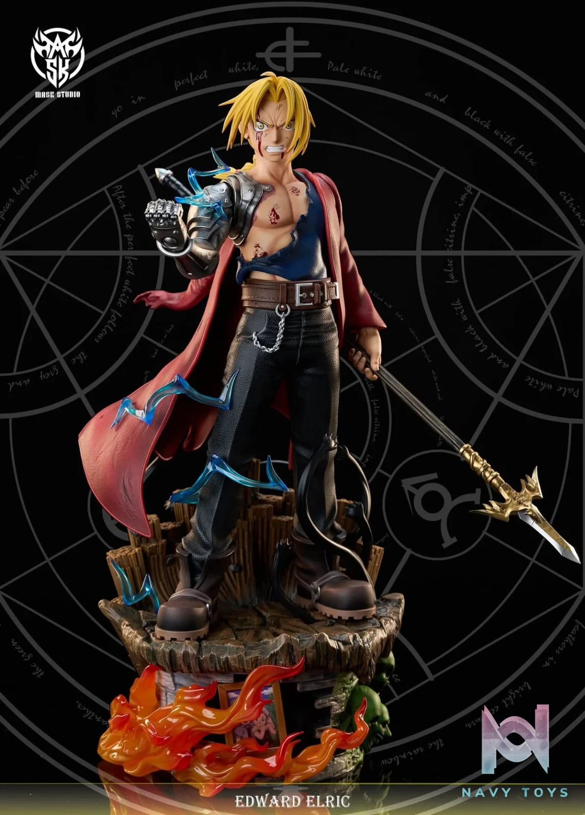 Edward Elic resin statue mask studio anime figure