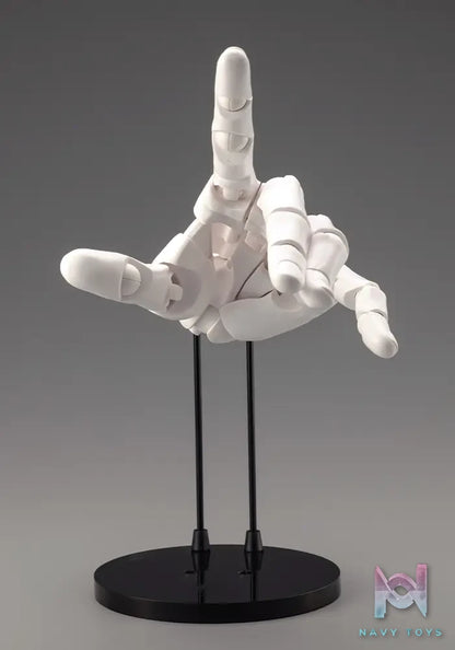 Kotobukiya – Artist Support Item Hand Model 1/1 L Grey & White AT029 AT030 (Licensed)