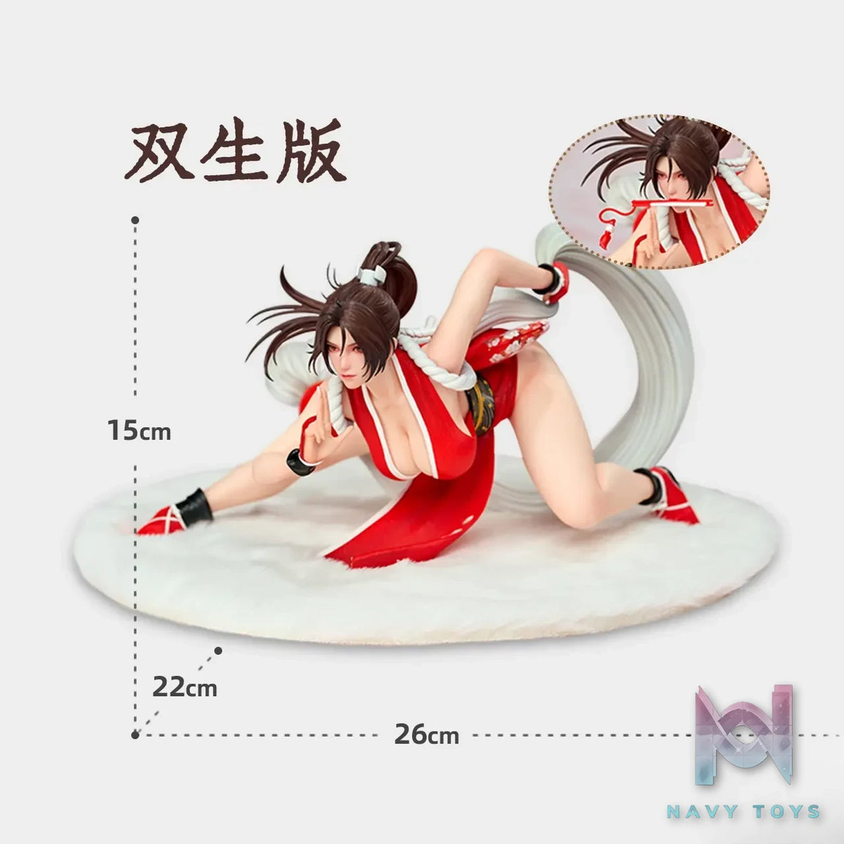 UNIQUE Art Studio – SNK Mai Shiranui Cherry Blossom Ember Dance 1/6 Scale Figure (Licensed)