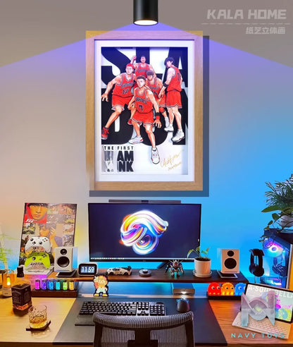 KALA HOME Studio – Slam Dunk Multiple Characters #10 3D Decorative Painting Slam Dunk