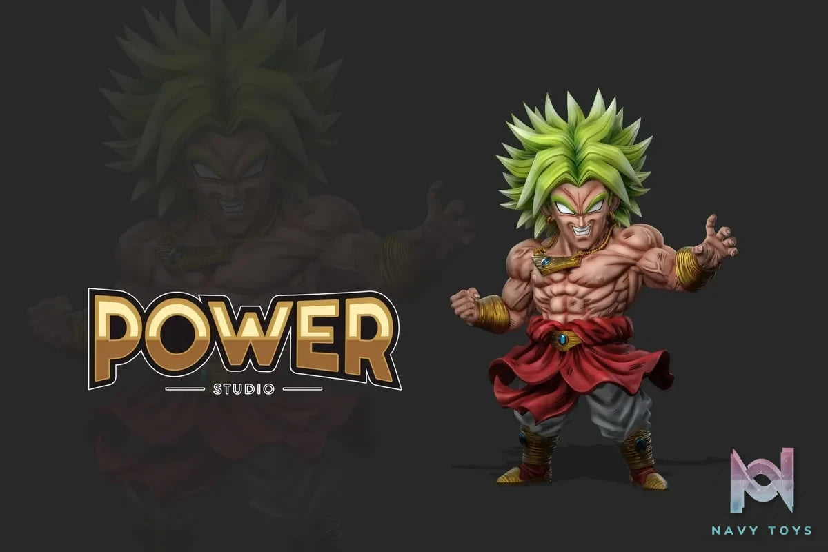 Power Studio - Dragon Ball wcf 1st Broly resin statue Navy Toys anime figure