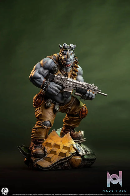 Premium Collectibles Studio – TMNT Legends Rocksteady 1/3 Scale Statue (Licensed)