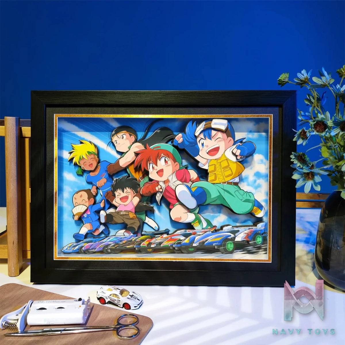 Yu Zhi Jiang Studio – Multiple Characters Series #1 3D Decorative Painting Bakusou Kyoudai Let’s & Go!!