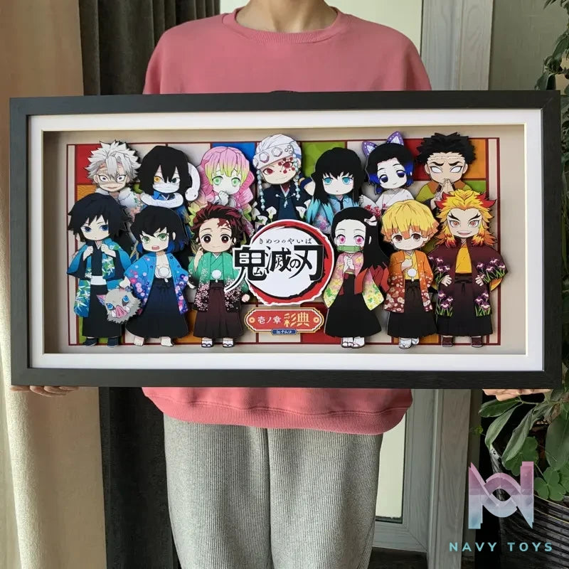 KALA HOME Studio – Demon Slayer Multiple Characters #05 3D Decorative Painting