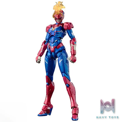 Sentinel – Fighting Armor Captain Marvel Action Figure (Licensed)