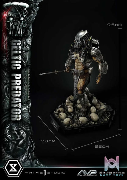 Prime 1 Studio Museum Masterline Alien vs. Predator Celtic Predator MMPR-05 MMPR-05S