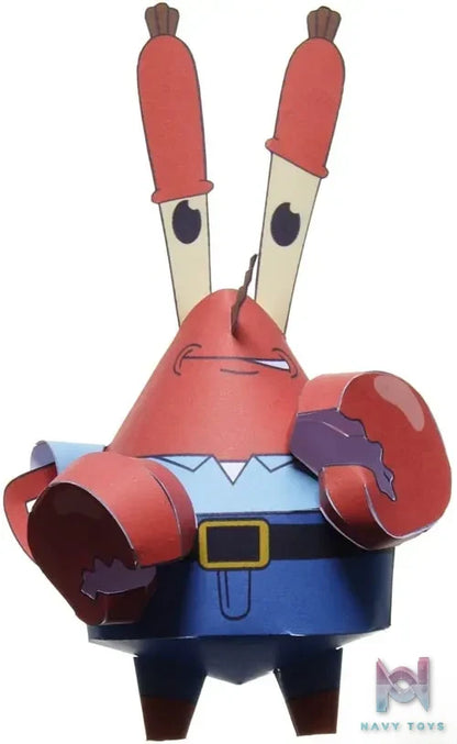 Qian Zhi Lu Studio – Bikini Bottom series 3D Paper Model DIY SpongeBob SquarePants