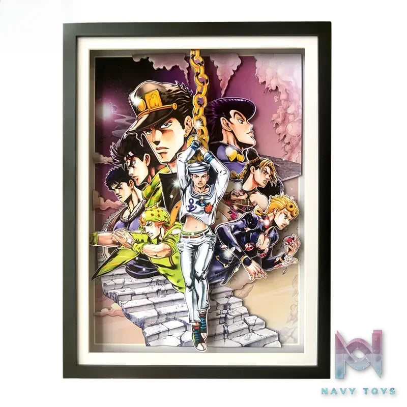 KALA HOME Studio – JoJo Multiple Characters #02 3D Decorative Painting JoJo