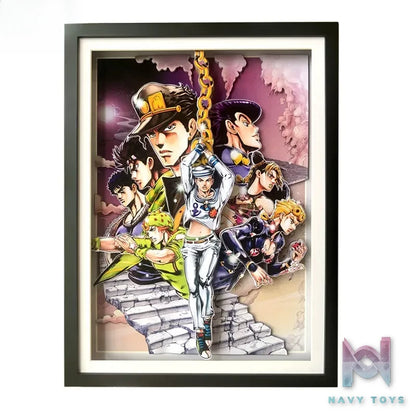 KALA HOME Studio – JoJo Multiple Characters #02 3D Decorative Painting JoJo