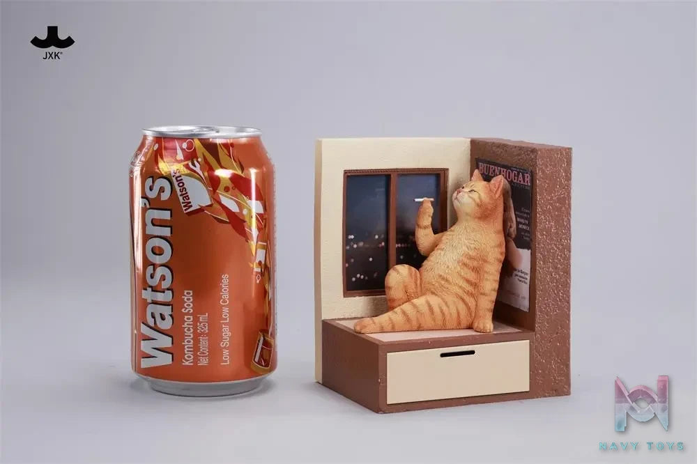 JXK – Philosopher Cat at the Windowsill JXK317-A/B/C/D (Licensed)