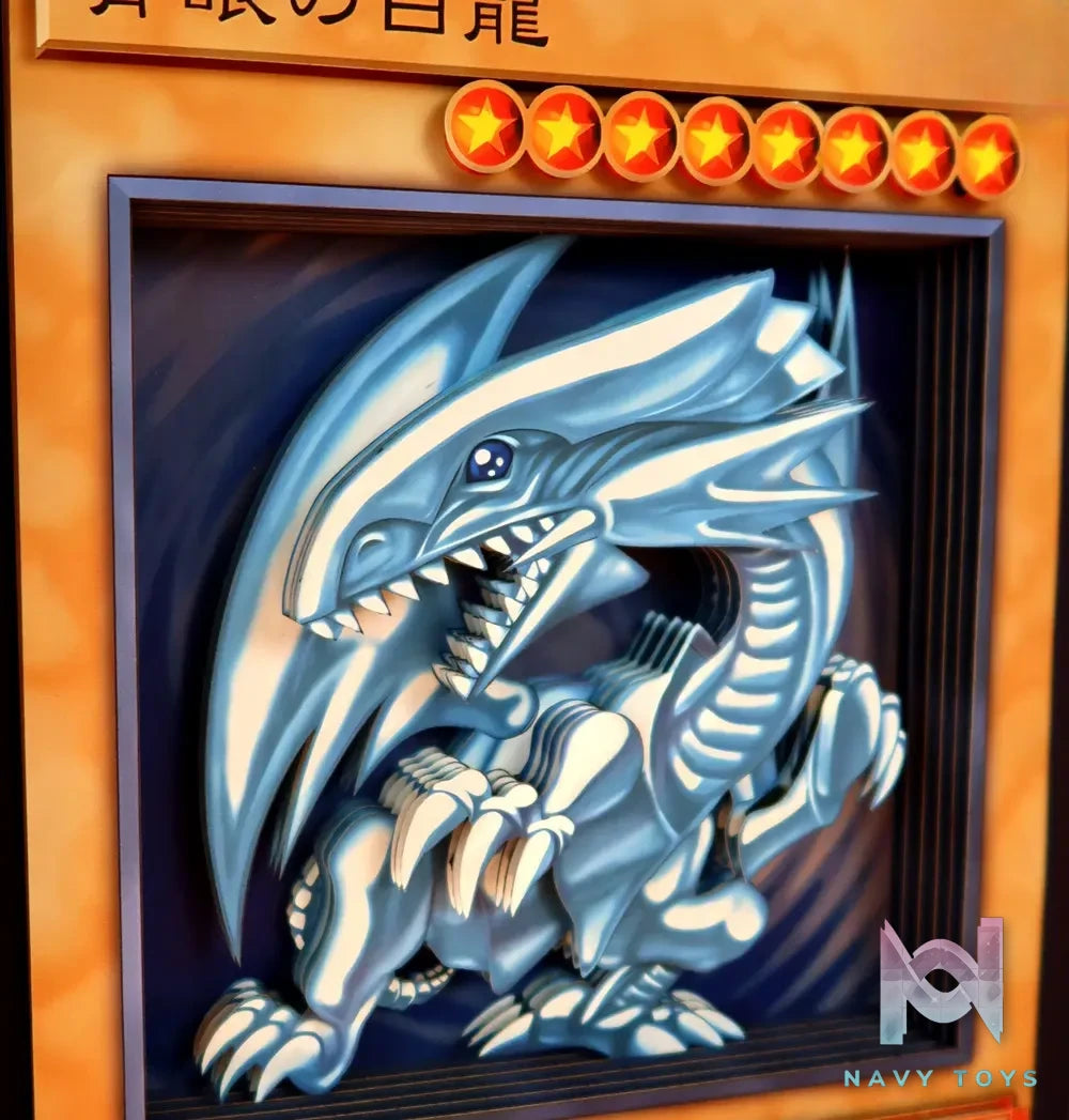 KALA HOME Studio – Blue-Eyes White Dragon 3D Decorative Painting Yu-Gi-Oh!