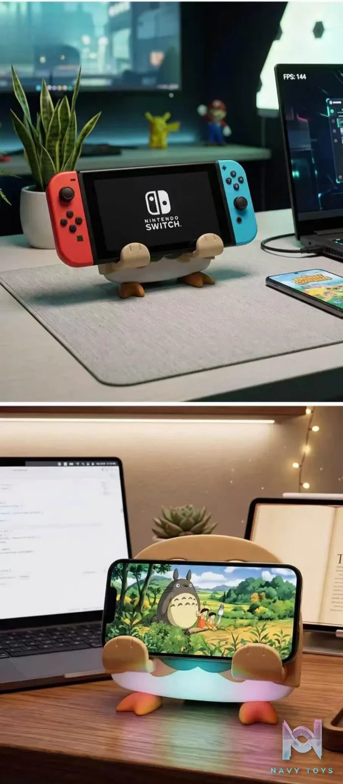 Jiao You Zhi Nan Studio – Rowlet Mobile Phone and Tablet Holder Pokémon