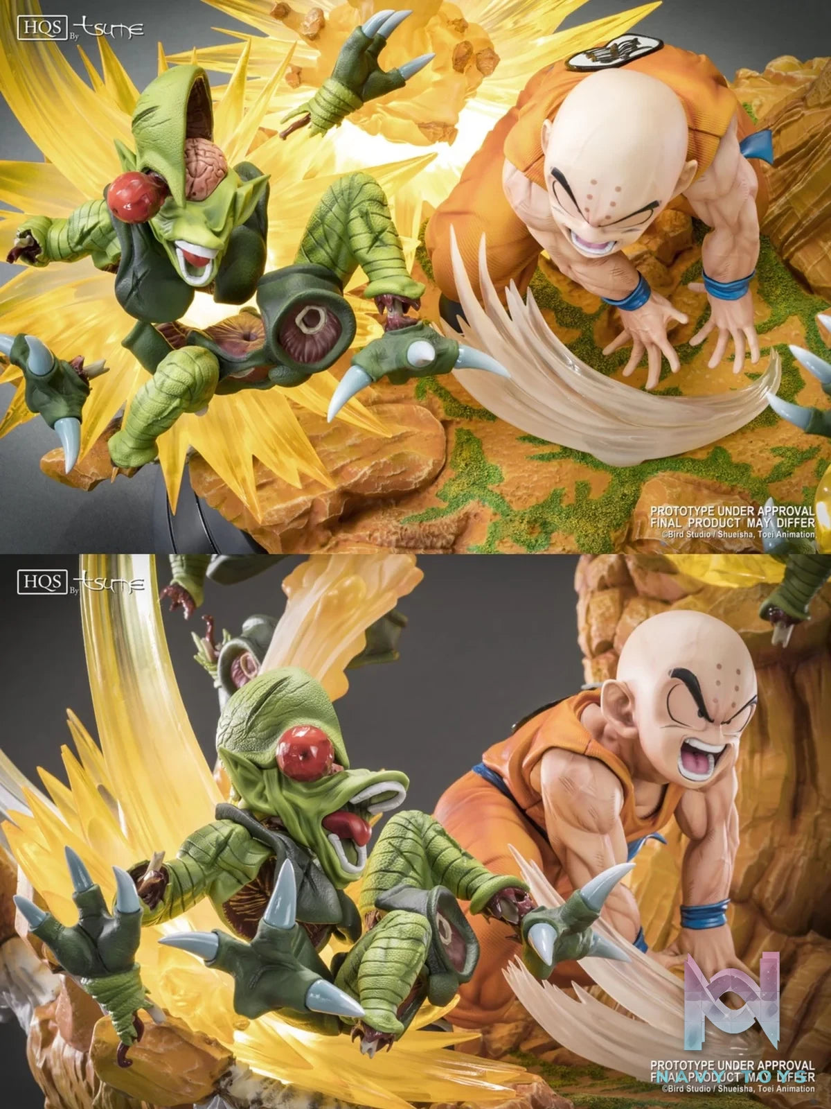 Krillin Vs The Saibaimen - Dragon Ball - Tsume Art resin statue Tsume Art Studio anime figure