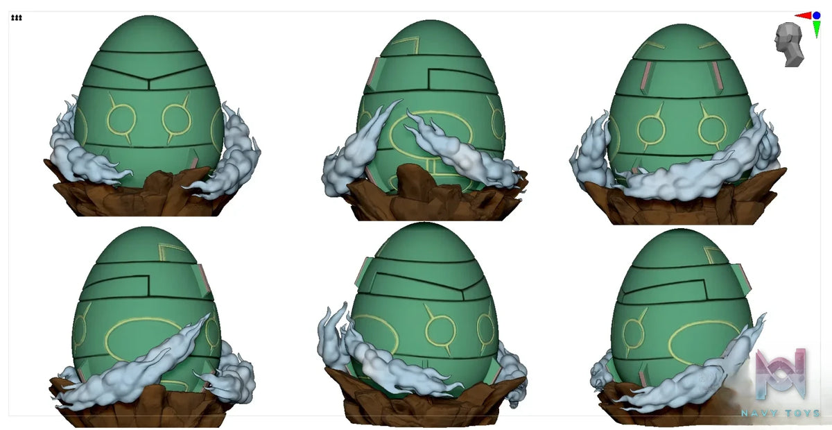 Dao Dan Studio – Pokemon Rayquaza Poke Egg