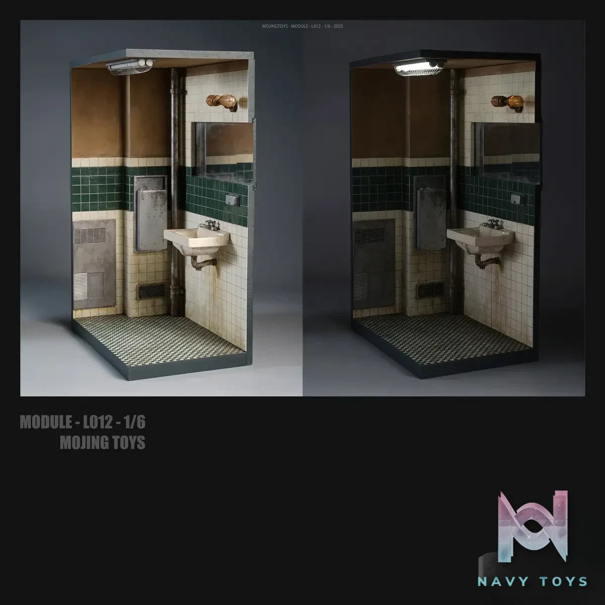 MOjingToys – 1/6 Modular Series – JOKER Bathroom Scene Base L012 (Licensed)