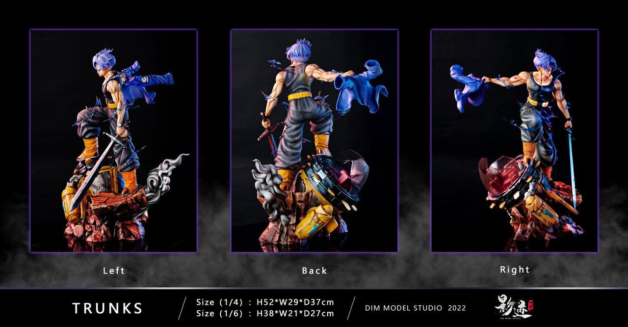 Trunks resin statue Dim Model Studio anime figure